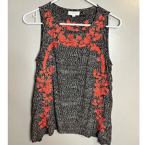 THML Embroidered Sleeveless Top